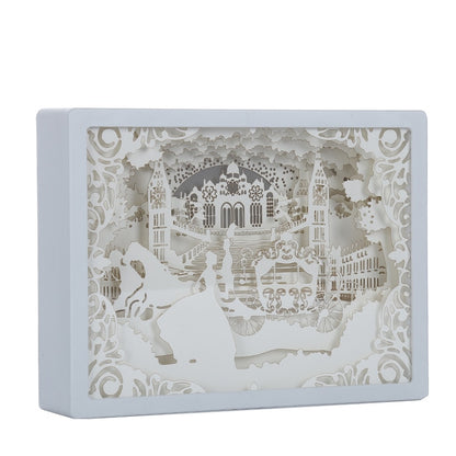 3D Paper Carving LED Night Light