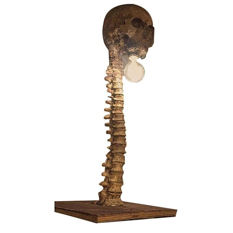 Skeleton Resin Lamp