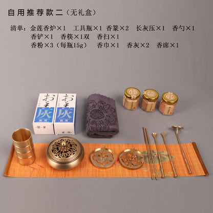 Pure Copper Incense Burner Set