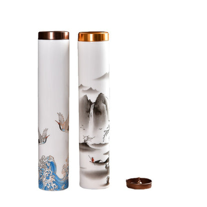 Hand-Painted Ceramic Incense Stick Holder