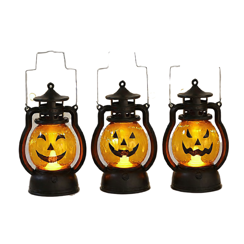 Halloween Pumpkin Lantern Set for Kids (3-Pack)