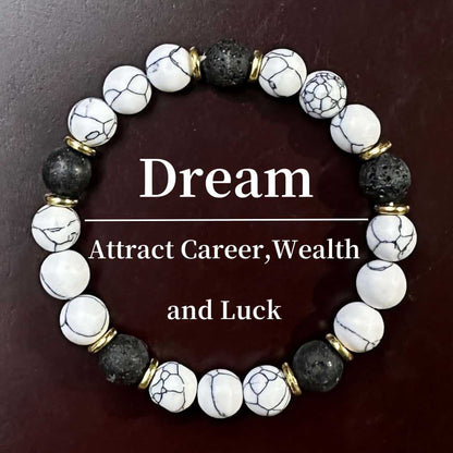 Natural Stone Beaded Bracelet