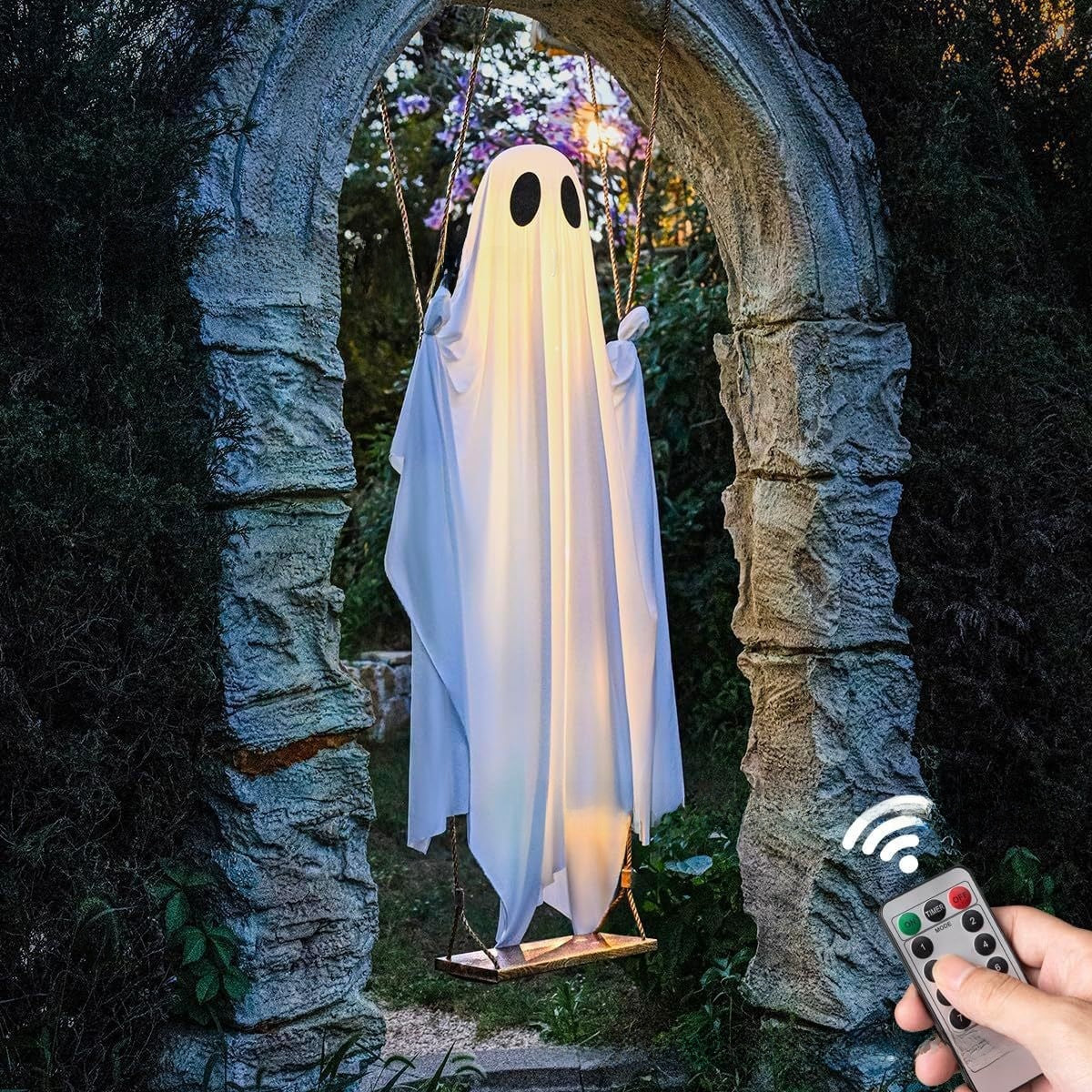 Haunted Swing Ghost Décor | LED & Classic