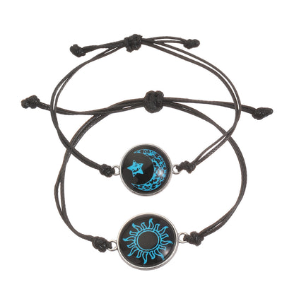 Adjustable Luminous Moon Gemstone Bracelet