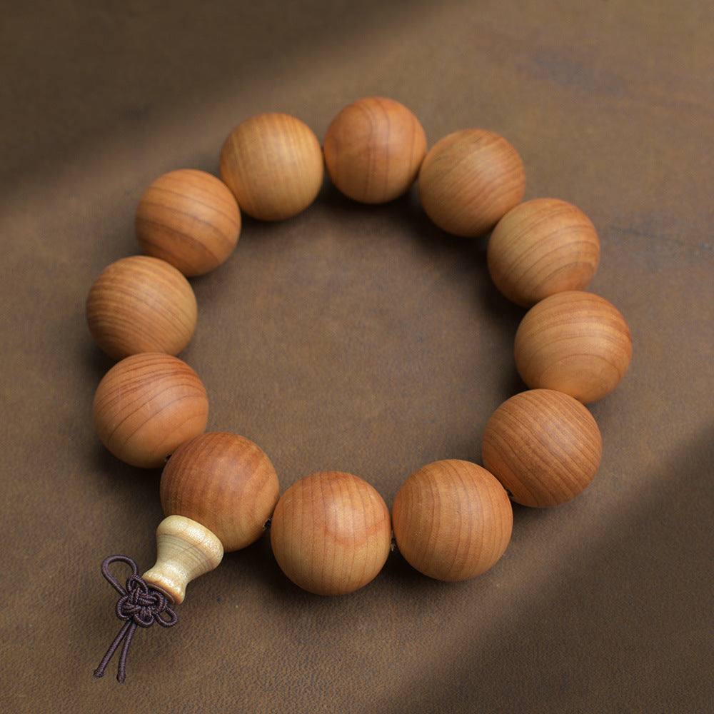 Taihang Yabei Wood 108 Bead Buddhist Rosary Bracelet | Handcrafted | 7 Sizes