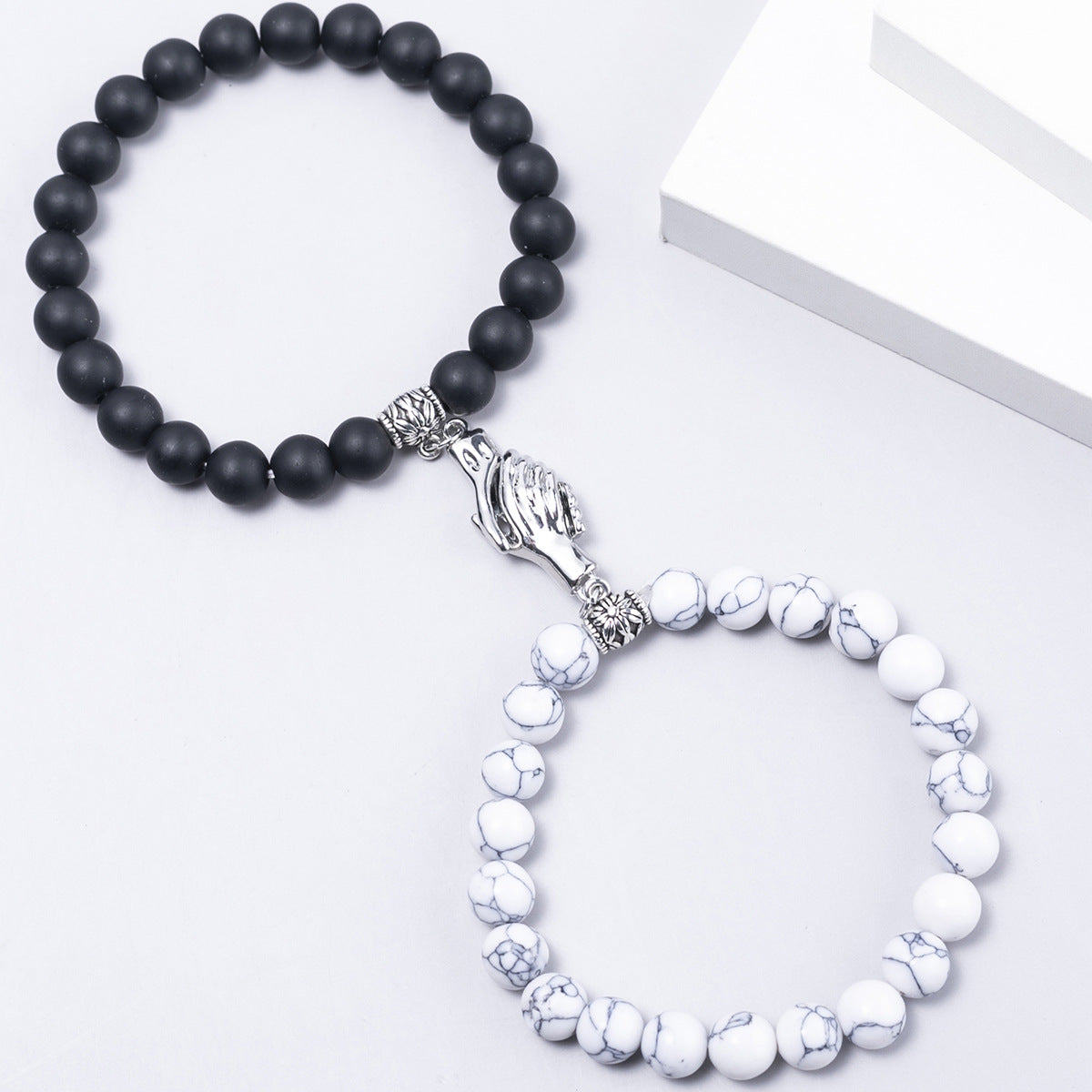 Heart Magnetic Couple Bracelet Set for Women and Men