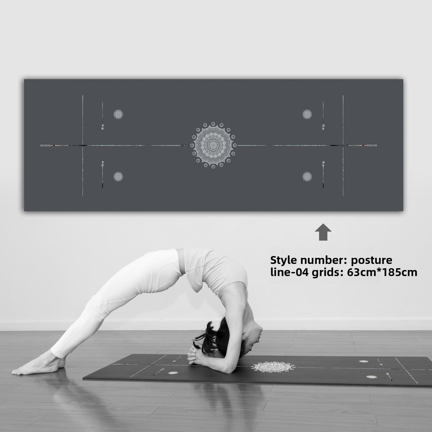 Anti-Slip Yoga Mat Towel — 183 x 61cm
