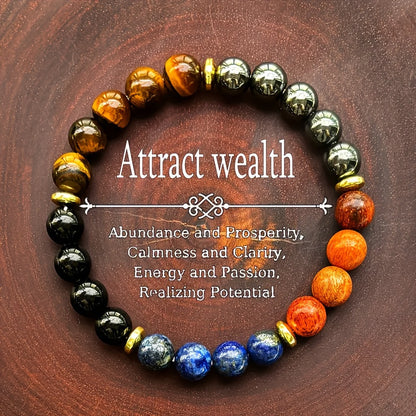 Natural Stone Bead Bracelet