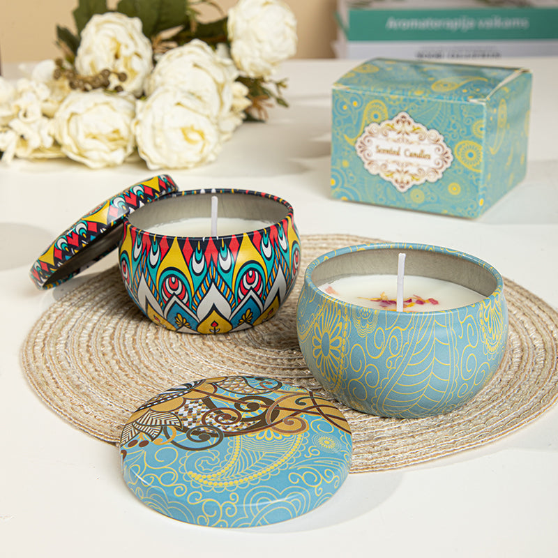 Dried Flower Soy Wax Scented Candle