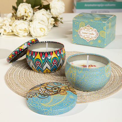 Dried Flower Soy Wax Scented Candle