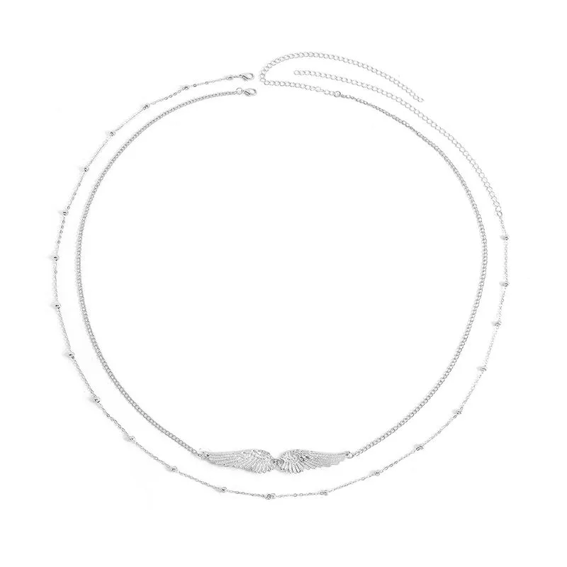 Angel Wings Multi-Layer Body Chain | Waist & Navel Chain