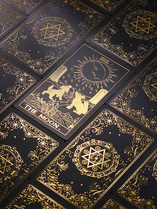 Classic Gold Foil Waite Tarot Deck — 78 Cards