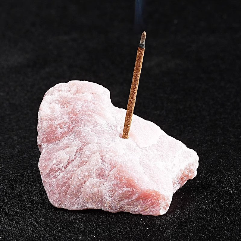 Natural Crystal Incense Holder