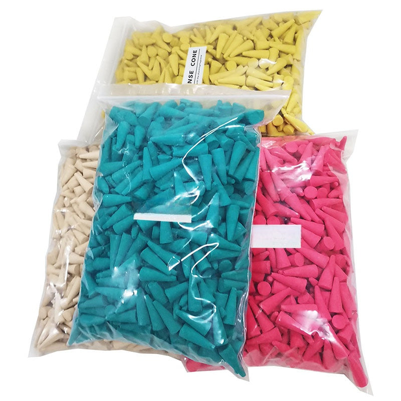 Natural Botanical Incense Cones — 500g Bulk Bag