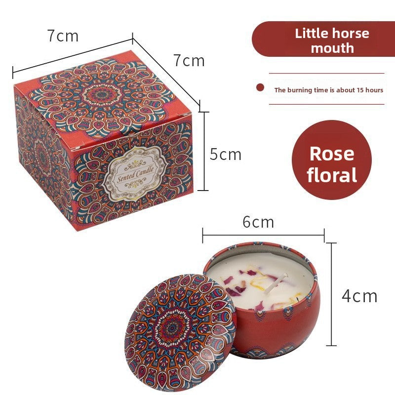 Dried Flower Soy Wax Scented Candle