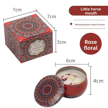 Dried Flower Soy Wax Scented Candle