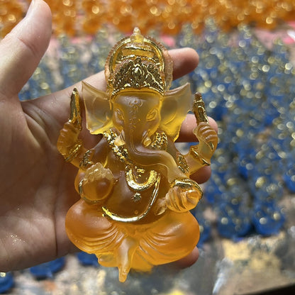 Ganesh Resin Statue | 4 Colors | 9cm | Altar & Home Decor