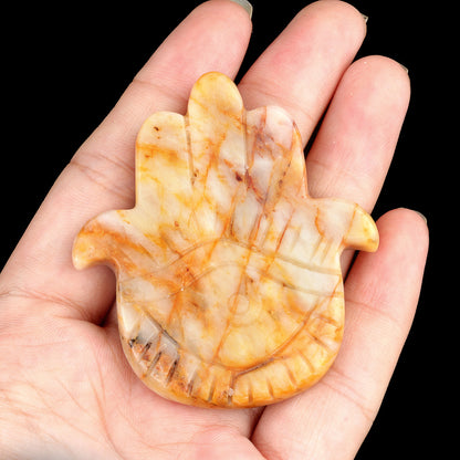 Natural Crystal Palm Angel Eye Ornament