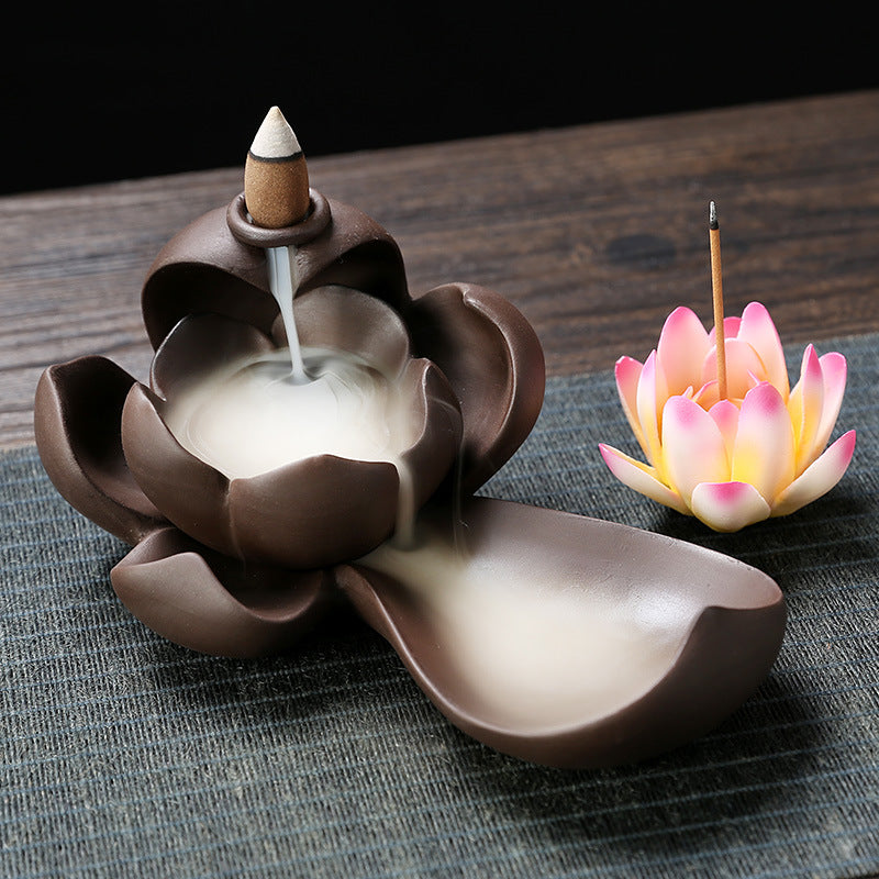 Lotus Backflow Incense Burner