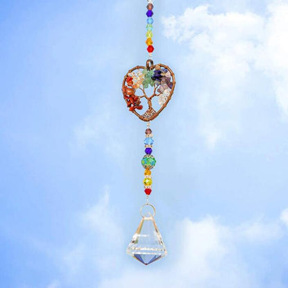 Tree of Life Crystal Suncatcher