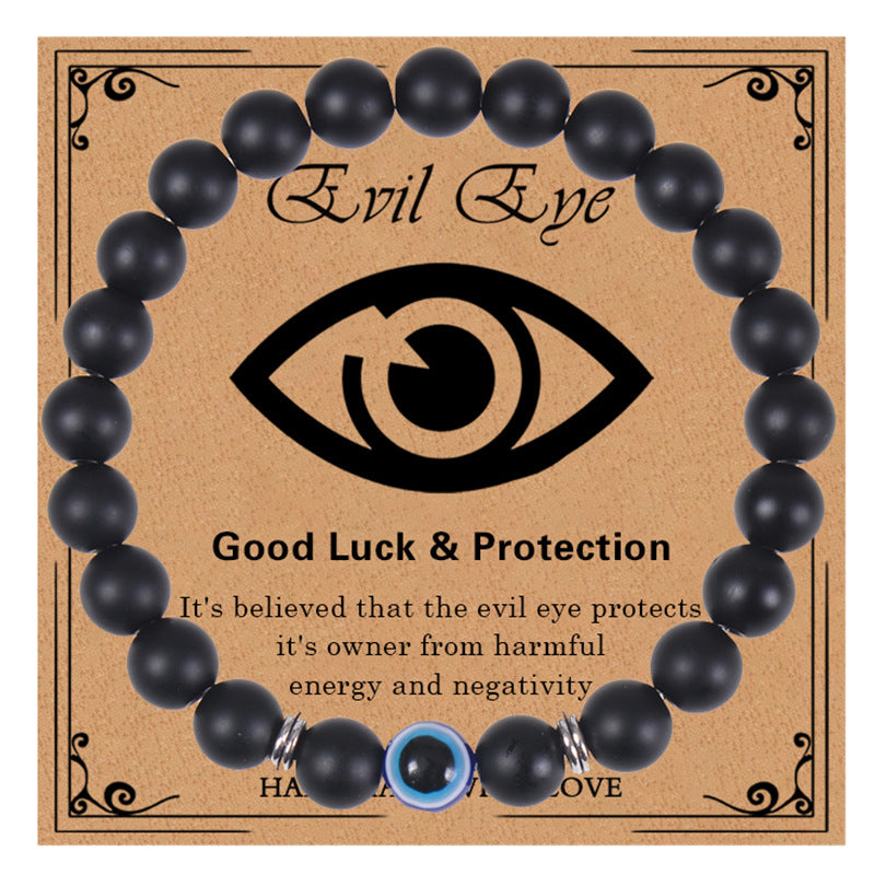 Evil Eye Tiger Eye Stone Bracelet