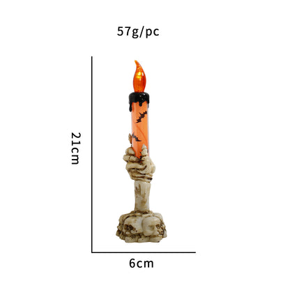 Halloween Ghost Hand & Dead Tree Candle Lamp