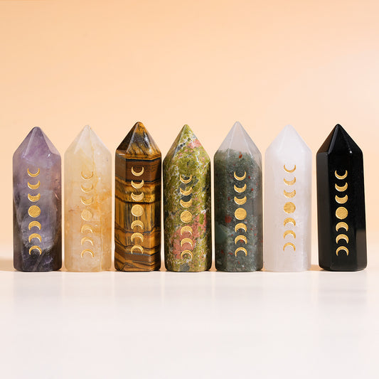 Crystal Hexagonal Energy Pillar