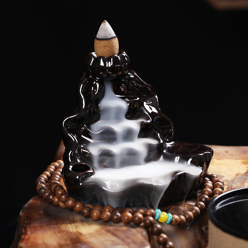 Handmade Natural Backflow Incense Cones — 45 Pack