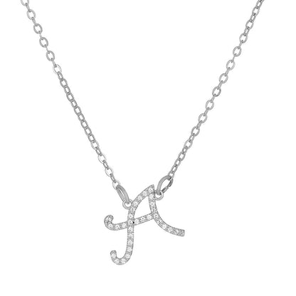 English Letter Heart Charm Necklace Bracelet