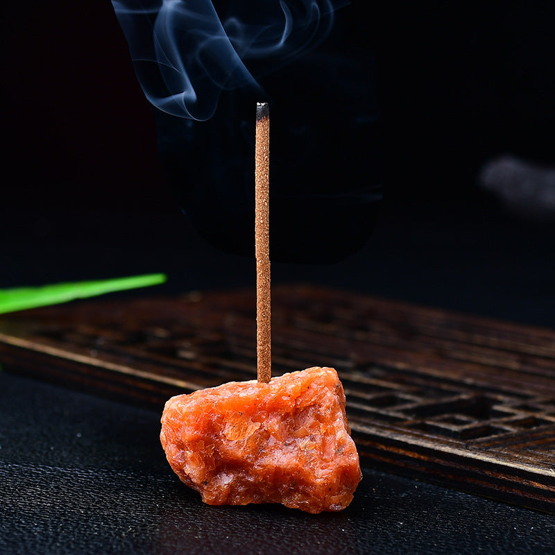 Natural Crystal Incense Holder