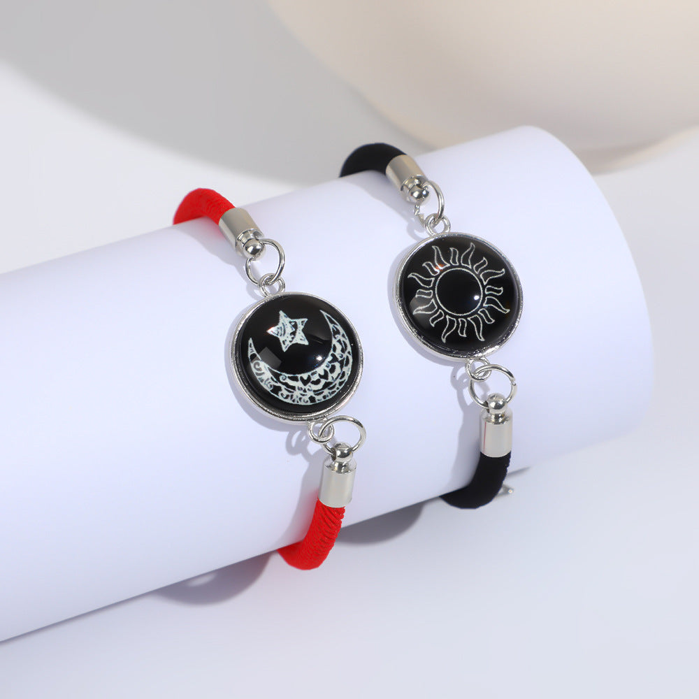 Adjustable Luminous Moon Gemstone Bracelet
