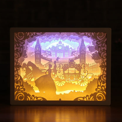 3D Paper Carving LED Night Light