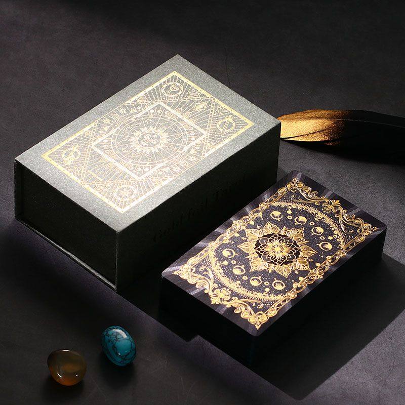 Classic Gold Foil Waite Tarot Deck — 78 Cards