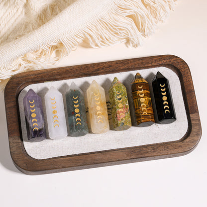 Crystal Hexagonal Energy Pillar