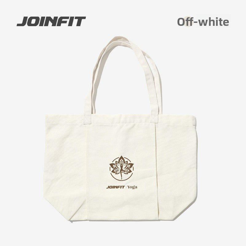 Canvas Yoga Mat Storage Bag — Off-White