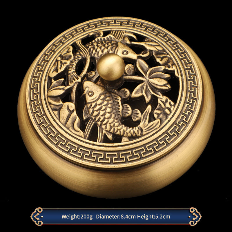 Brass & Copper Incense Burner
