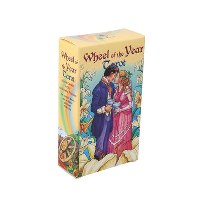 Spanish Oracle Card Tarot White Cat Wheel of Year Tarot