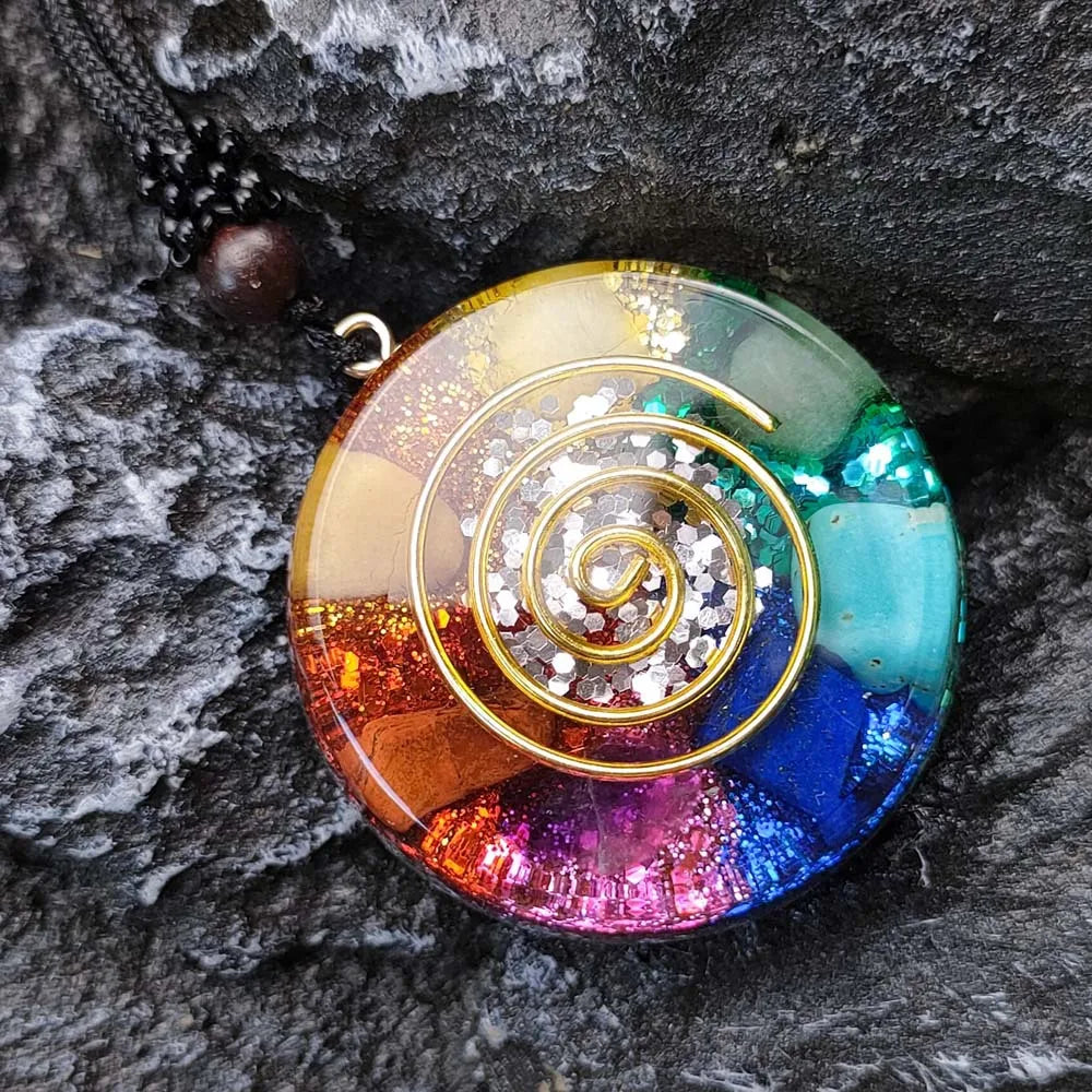 Orgonite Crystal Pendant Necklace