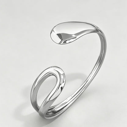 Geometric Open Metal Bracelet Women Fashion Jewelry