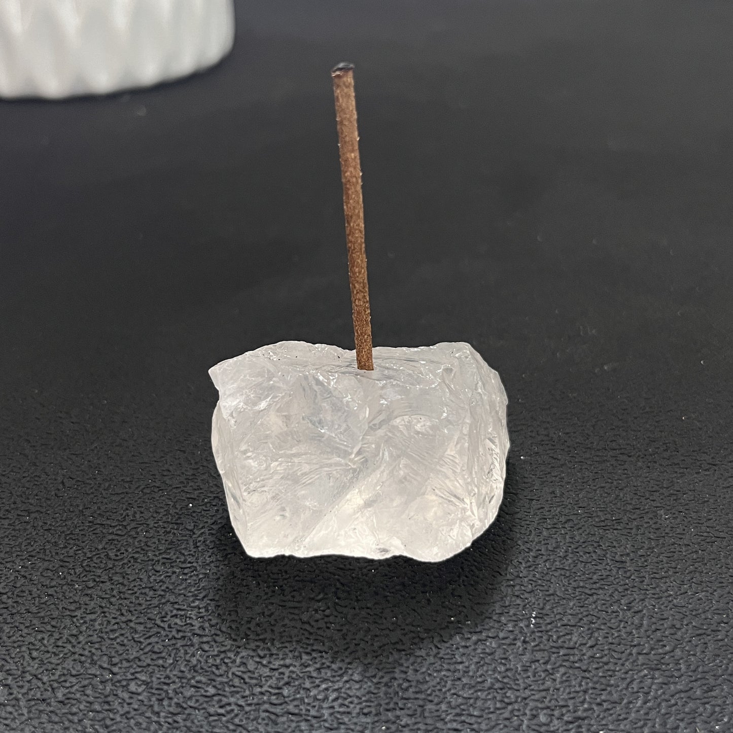Natural Crystal Incense Holder