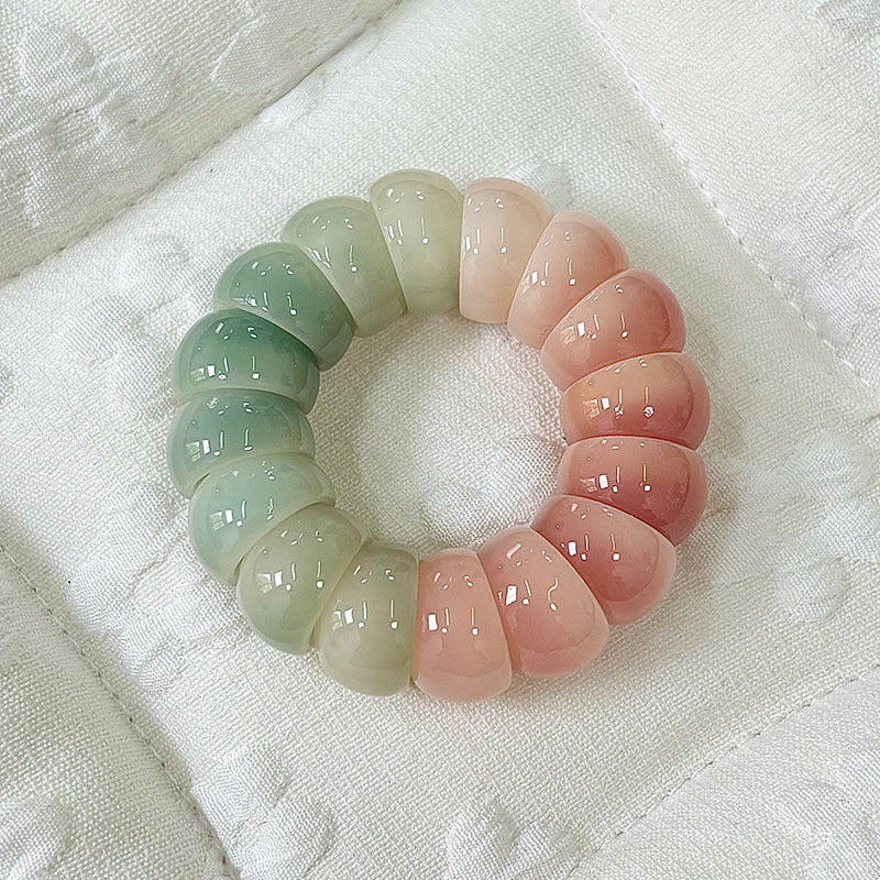 Gradient Pink Bodhi Bracelet with Finger Wrap