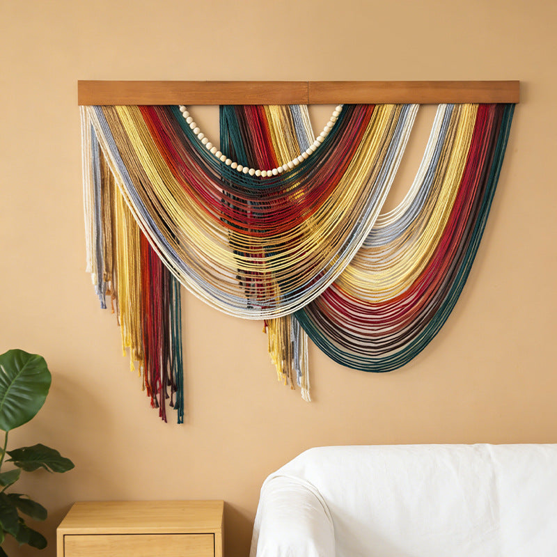 Bohemian Wall Hanging with Tassels