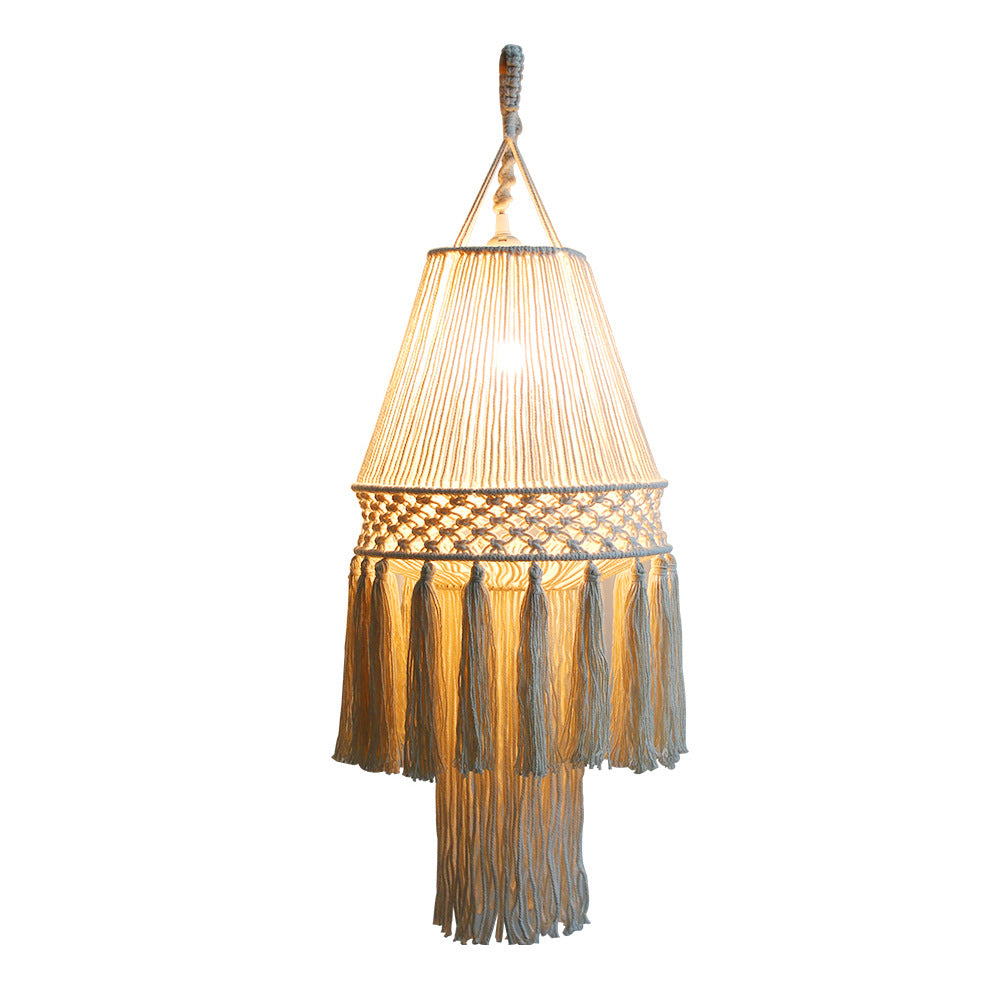 Handwoven Bohemian Lampshade Cover