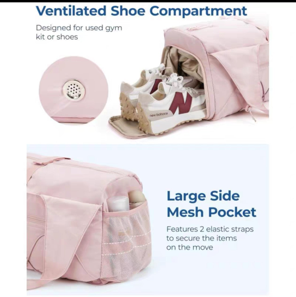 Large Capacity Yoga & Gym Bag with Mat Holder