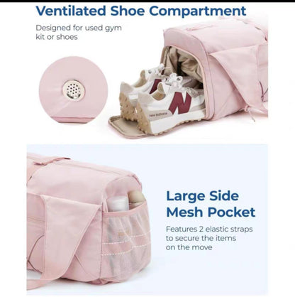 Large Capacity Yoga & Gym Bag with Mat Holder