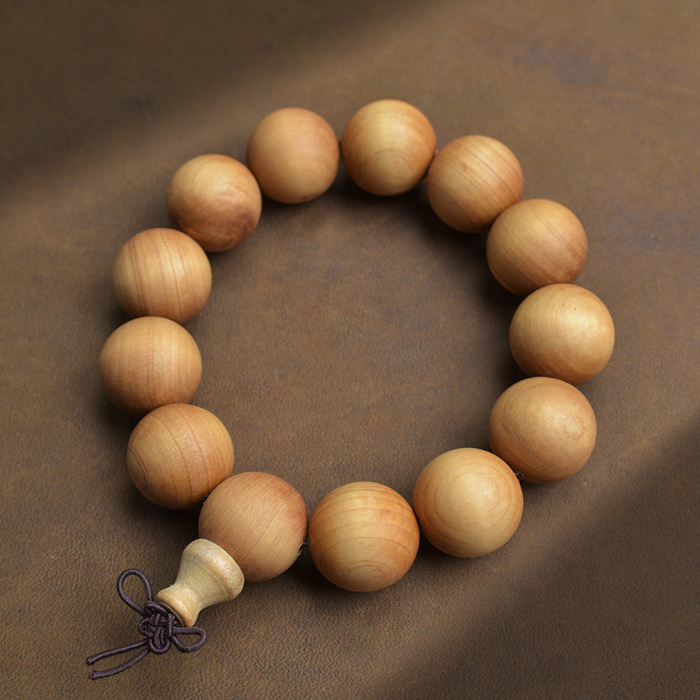 Taihang Yabei Wood 108 Bead Buddhist Rosary Bracelet | Handcrafted | 7 Sizes