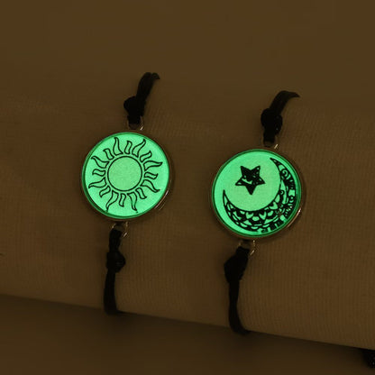 Luminous Yin Yang Couple Bracelets