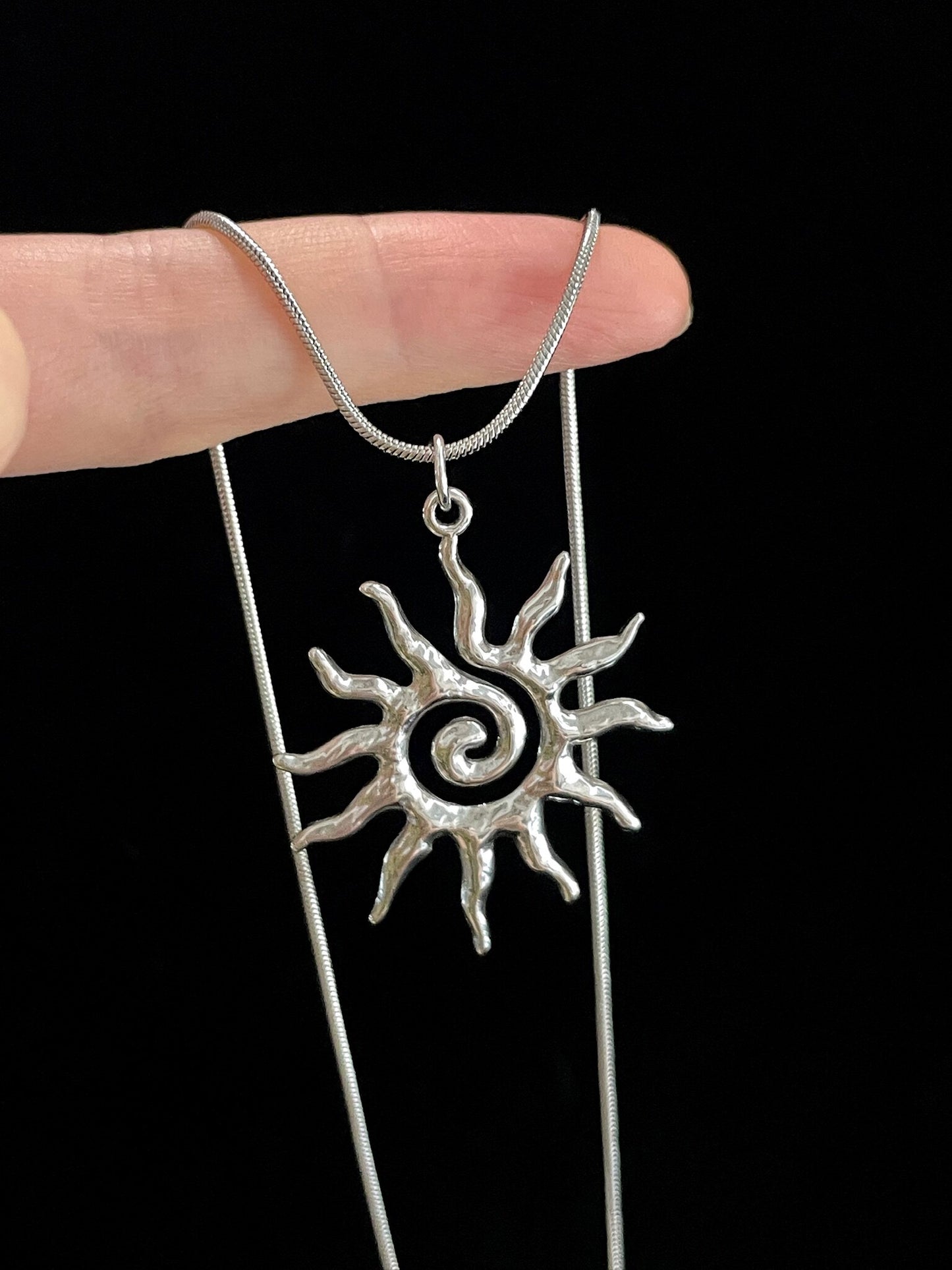 Vintage Bohemian Sun Necklace