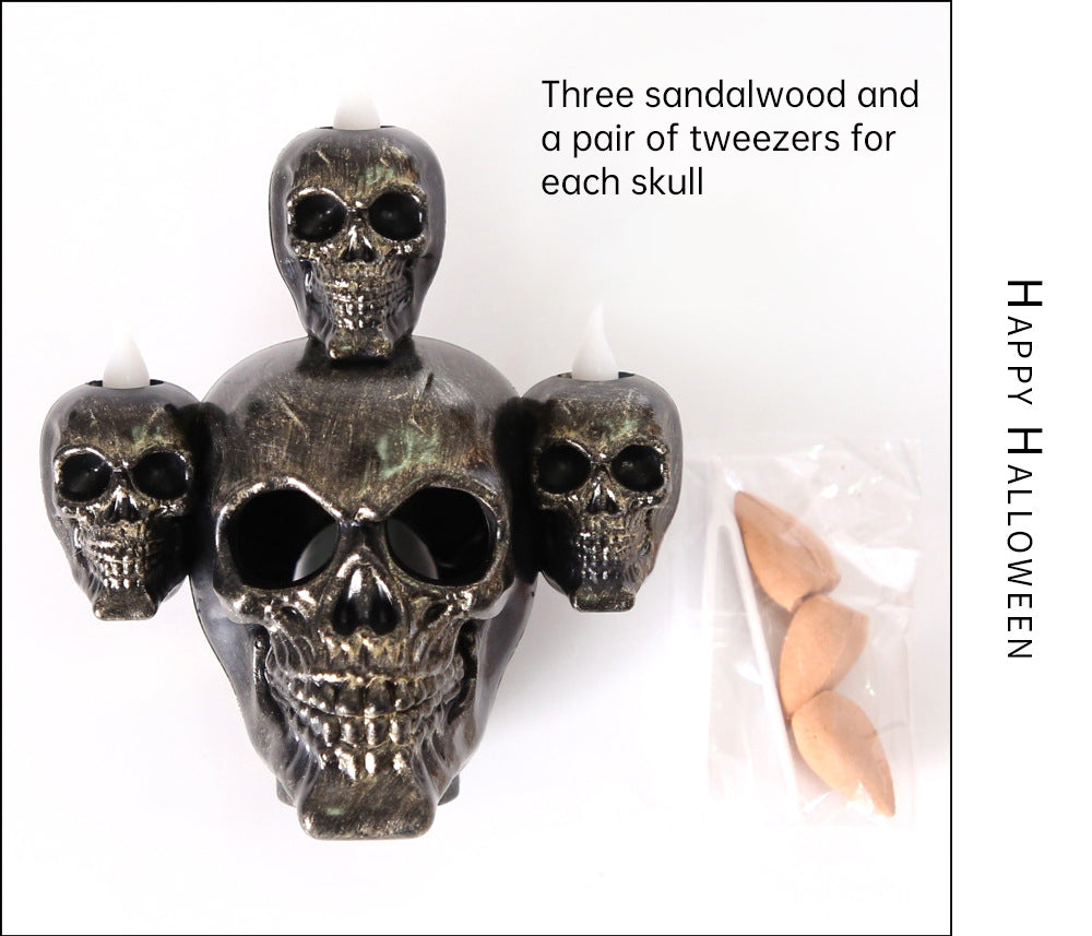 Skull Smoke Candle Lamp Decoration