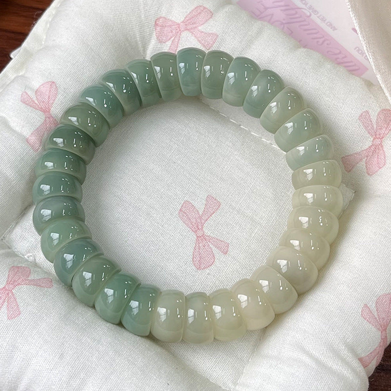 Gradient Pink Bodhi Bracelet with Finger Wrap